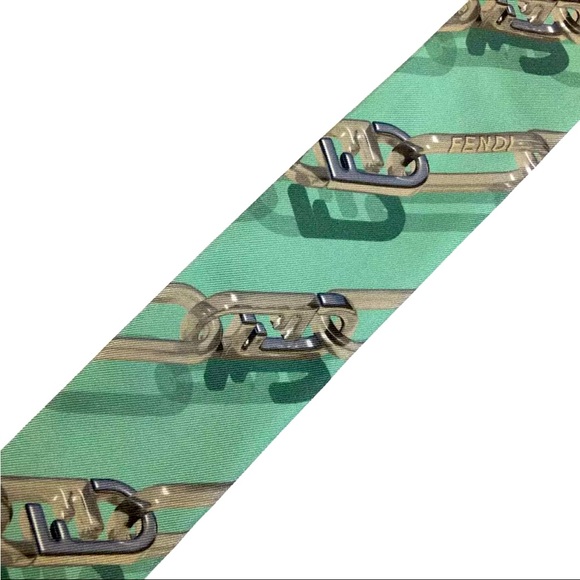 291 Preloved Fendi Roma Italia Wrap 100% Silk with box - Picture 3 of 4